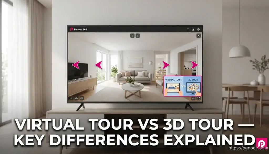Virtual Tour vs 3D Tour: Key Differences Explained (2026)