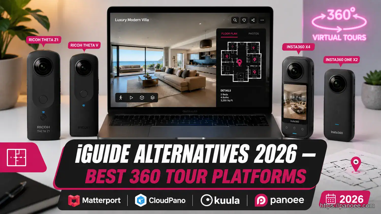 Best iGUIDE alternatives for 360 virtual tours and floor plans in 2026