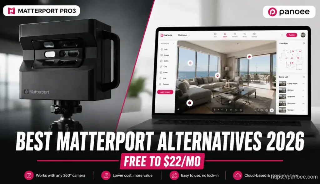 Top 5 Matterport Alternatives in 2026: Ranked by Price, Features & Use Case