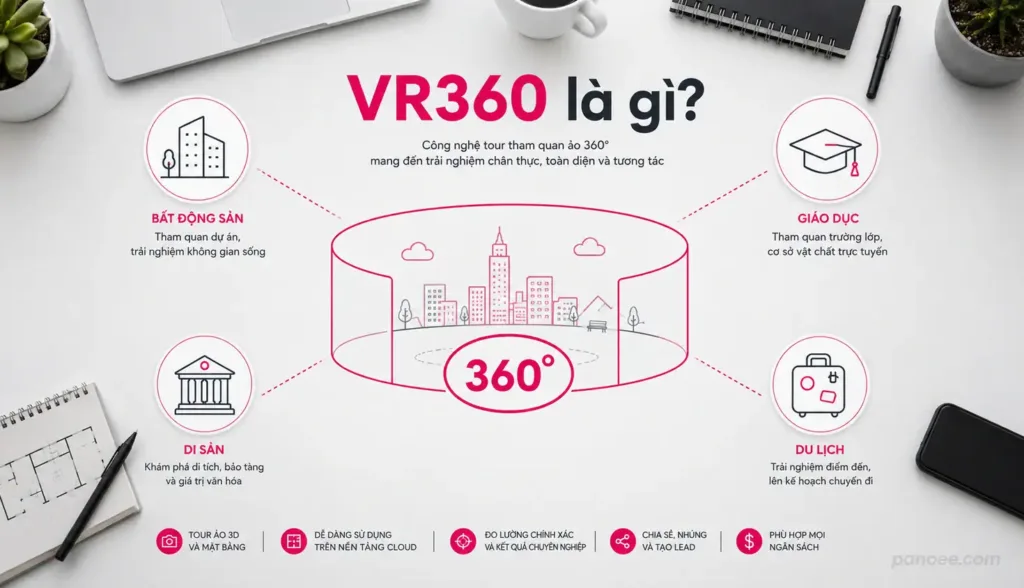 VR360 là gì? Phân biệt VR360, VR, Video 360 và 3D Scan