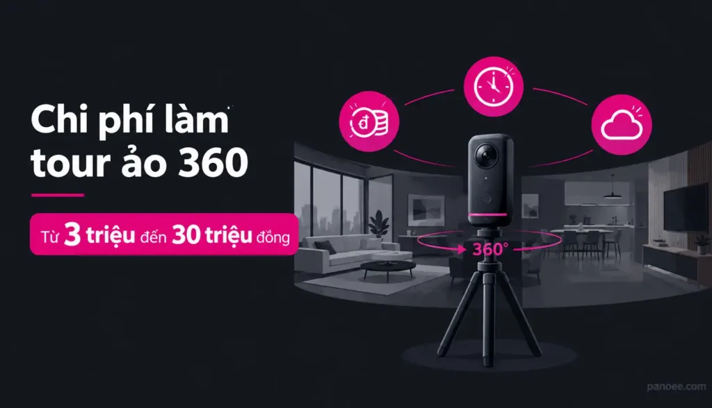 Chi Phí Làm Tour Ảo 360 Bao Nhiêu? Bảng Giá Chi Tiết 2026