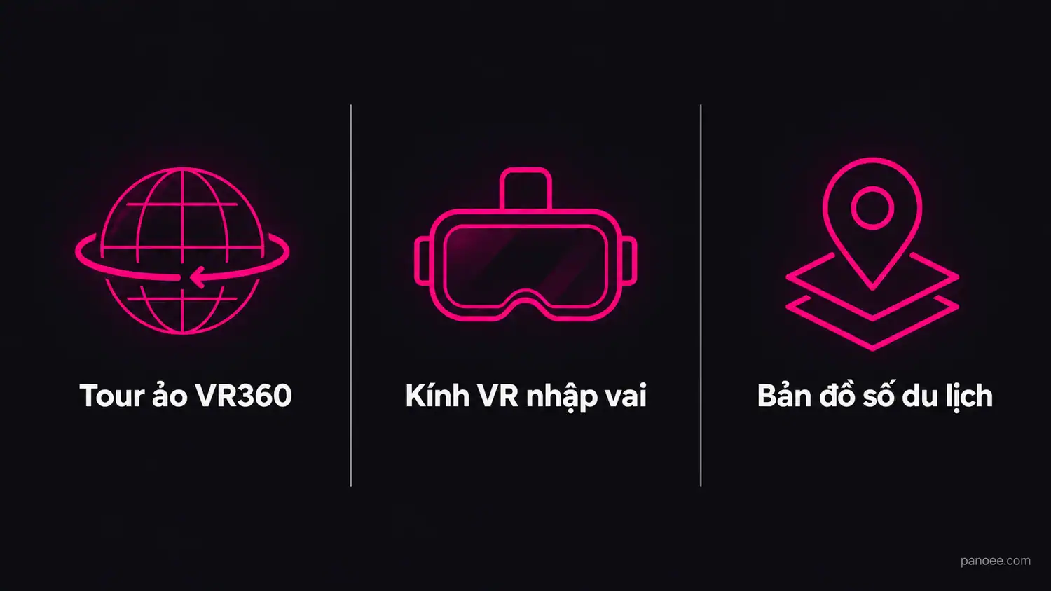 Ba hình thức du lịch thực tế ảo: tour ảo VR360, kính VR nhập vai, bản đồ số du lịch