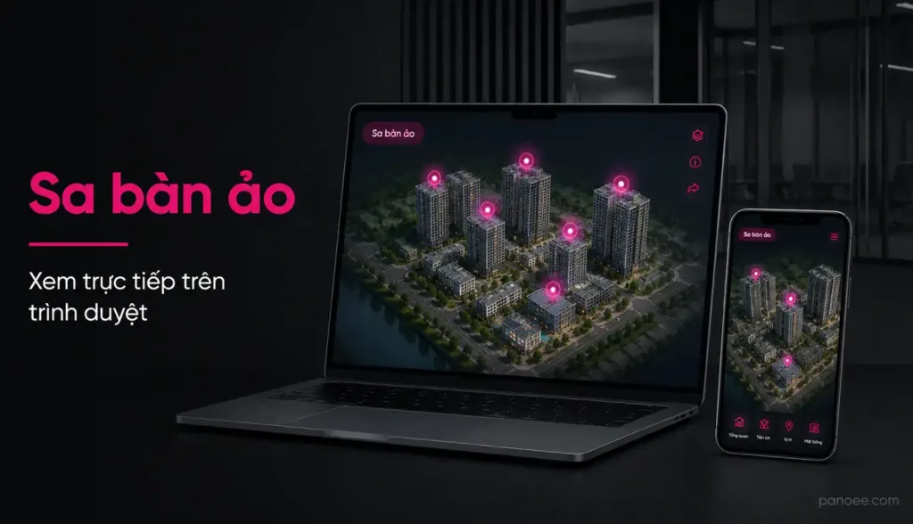 Sa Bàn Ảo Là Gì? Hướng Dẫn Tự Dựng Bằng Panoee Cho Chủ Đầu Tư